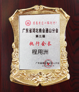 廣東省湖北商會通山分會第三屆執(zhí)行會長